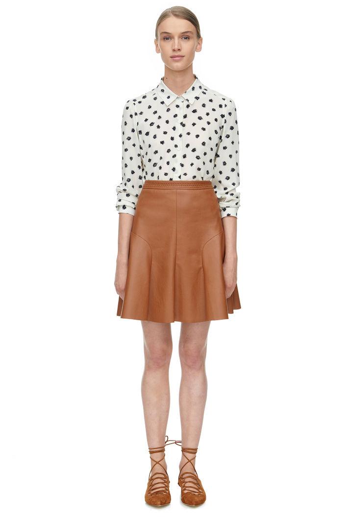 Rebecca Taylor Rebecca Taylor Long Sleeve Dandelion Print Top 6 Chalk/black