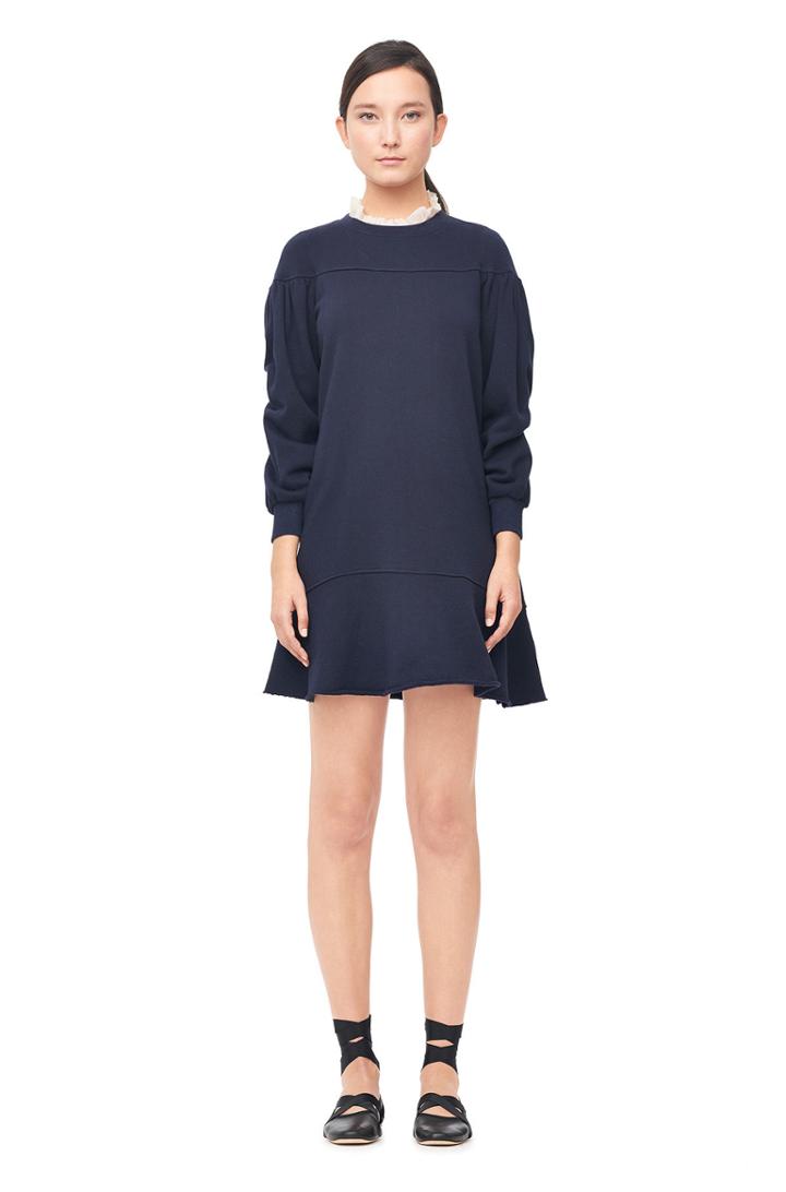 Rebecca Taylor La Vie Fleece Drop Waist Dress