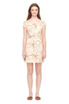 Rebecca Taylor La Vie Off-the-shoulder Belle Bouquet Denim Dress