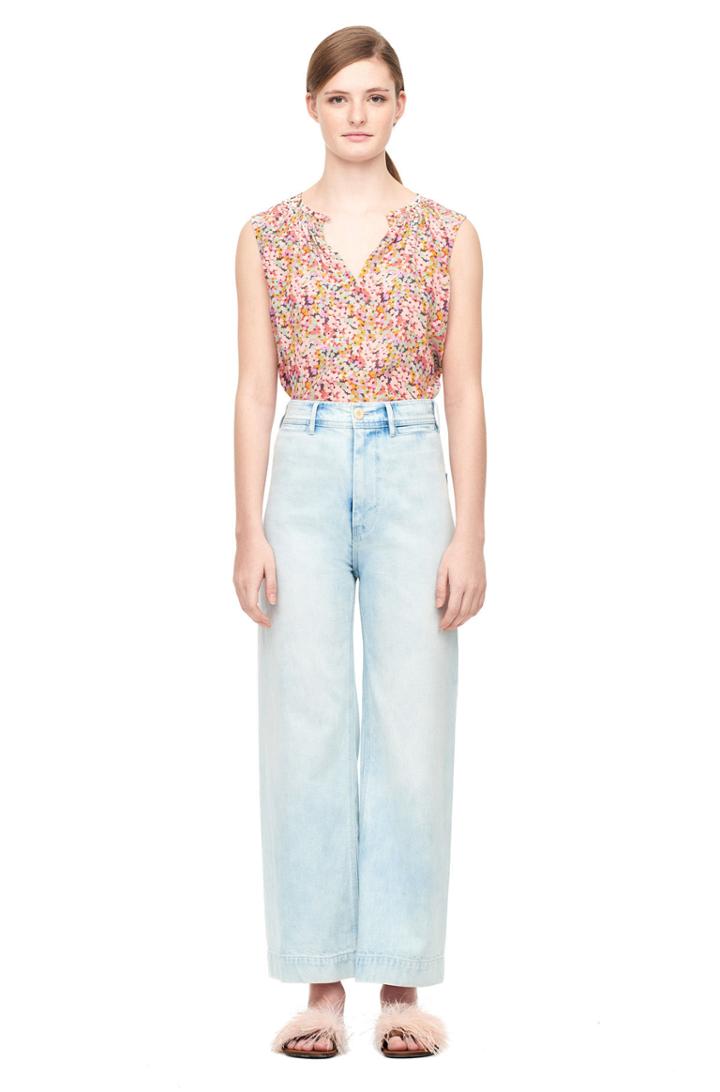 Rebecca Taylor Margo Floral Silk Top