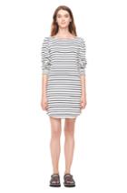 Rebecca Taylor La Vie Striped Jersey Dress