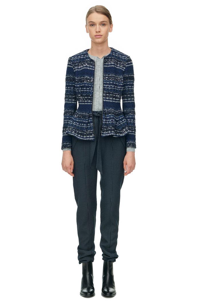 Rebecca Taylor Rebecca Taylor Lurex Tweed Jacket 12 Navy Combo