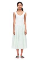 Rebecca Taylor La Vie Clean Jersey & Voile Dress