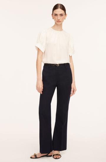 Rebecca Taylor Rebecca Taylor Cotton Suiting Flared Trouser