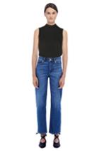 Rebecca Taylor Rebecca Taylor Sleeveless Mock Neck Tee Xs Black