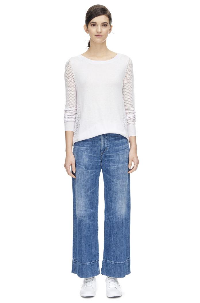 Rebecca Taylor Rebecca Taylor Textured Block Pullover Xs Polaris