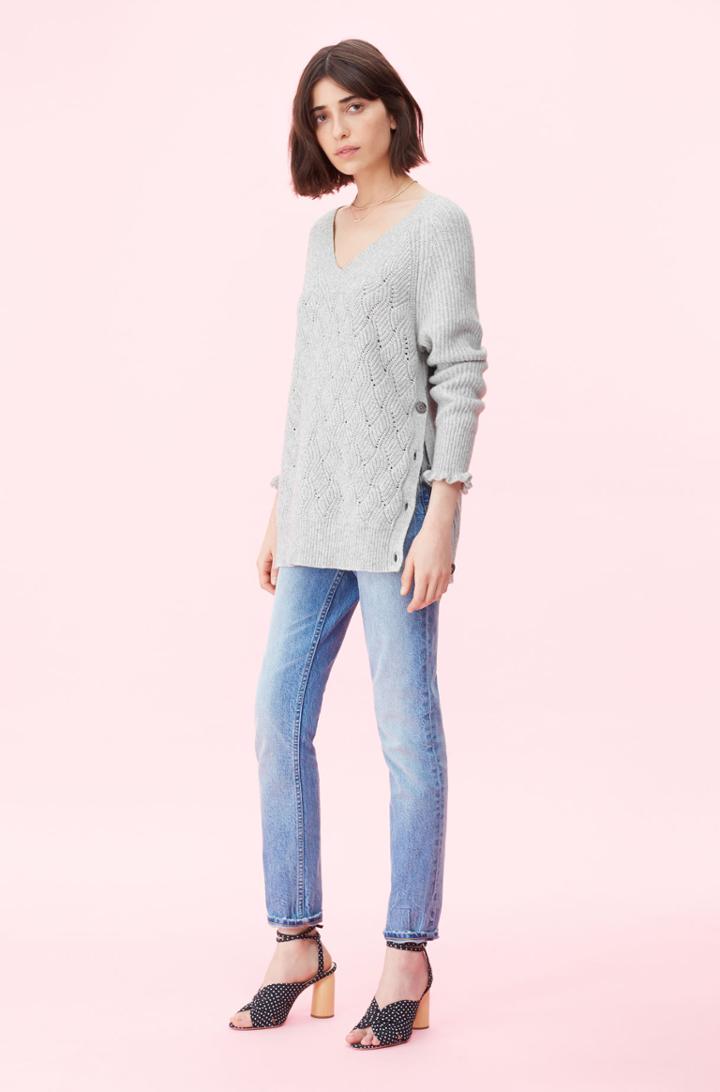 Rebecca Taylor Rebecca Taylor Novelty Stitch Pullover