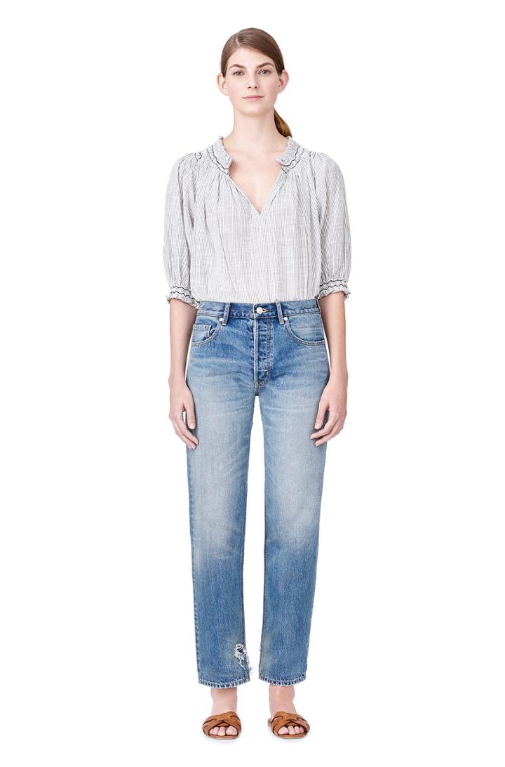 Rebecca Taylor Rebecca Taylor La Vie Sylvie Jeans Blueprint Wash, Size 24