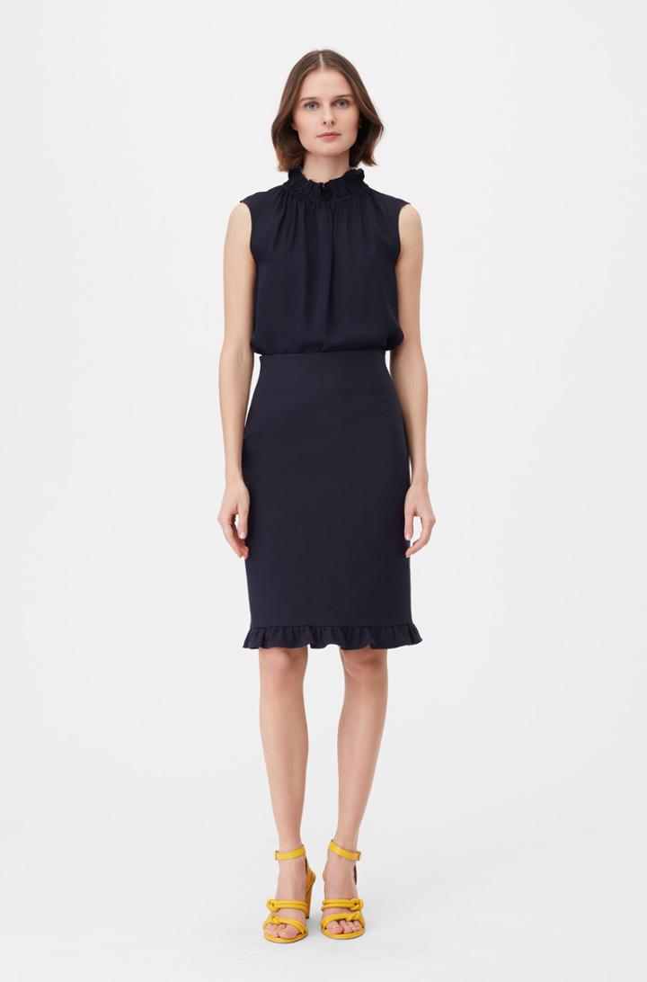 Rebecca Taylor Rebecca Taylor Tailored Stretch Modern Suiting Skirt