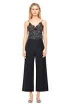 Rebecca Taylor Spring Suiting Wide Leg Crop Pant