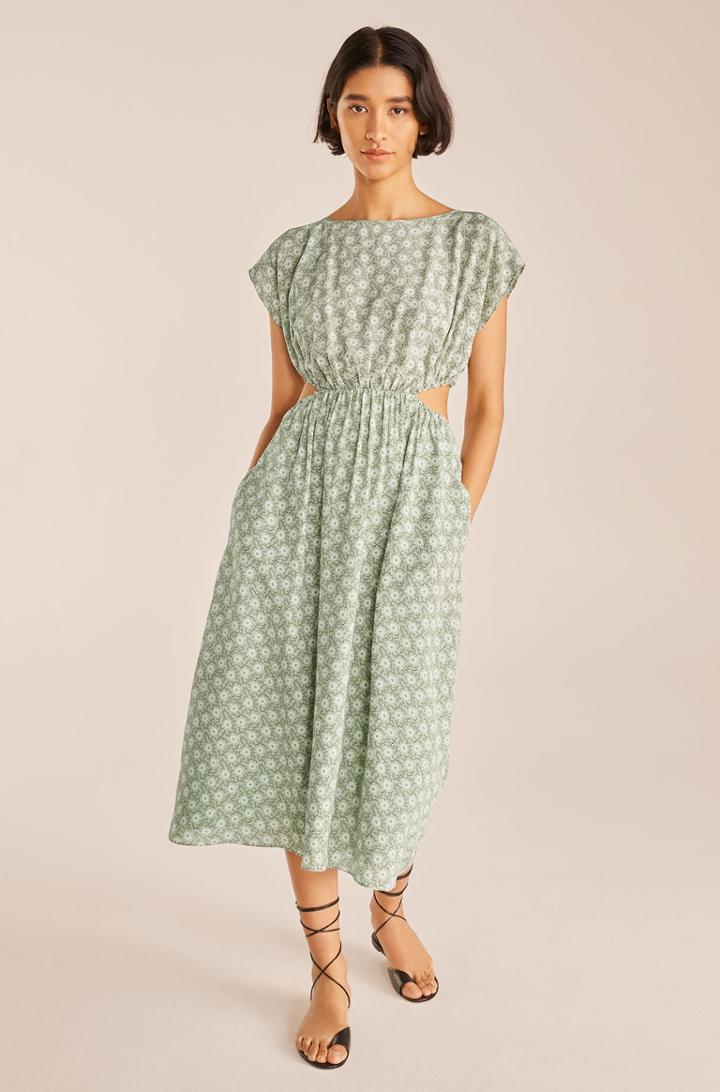 Rebecca Taylor Rebecca Taylor Suzanne Fleur Cutout Silk Dress