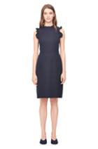 Rebecca Taylor Spring Suiting Ruffle Dress