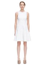Rebecca Taylor Rebecca Taylor Sleeveless Knit Jacquard Dress 6 Sea Salt