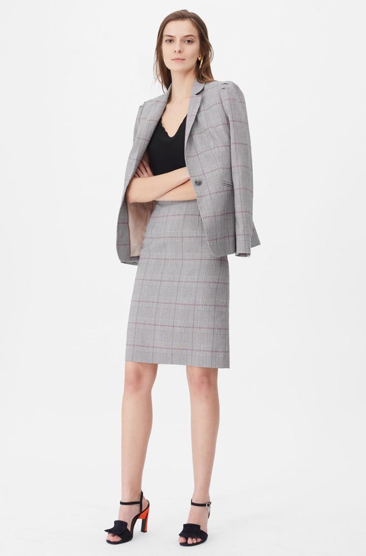 Rebecca Taylor Rebecca Taylor Tailored Summer Check Jacket