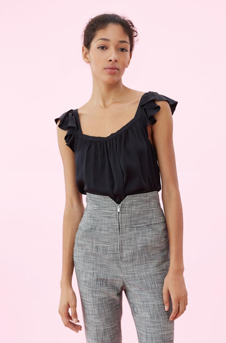 Rebecca Taylor Rebecca Taylor Silk Charmeuse Tank