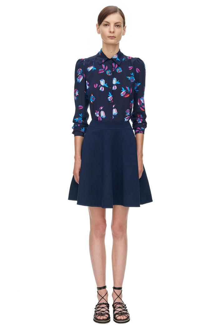 Rebecca Taylor Rebecca Taylor Long Sleeve Bellflower Print Top 12 Navy Combo