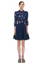 Rebecca Taylor Rebecca Taylor Long Sleeve Bellflower Print Top 12 Navy Combo