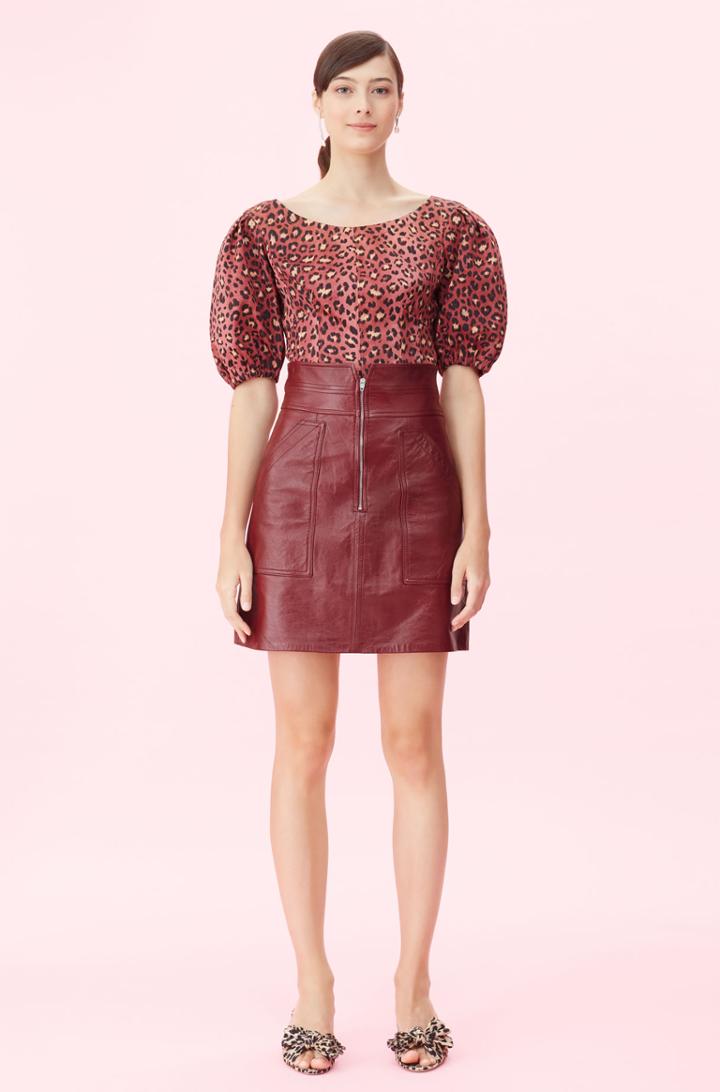 Rebecca Taylor Rebecca Taylor Leather Skirt