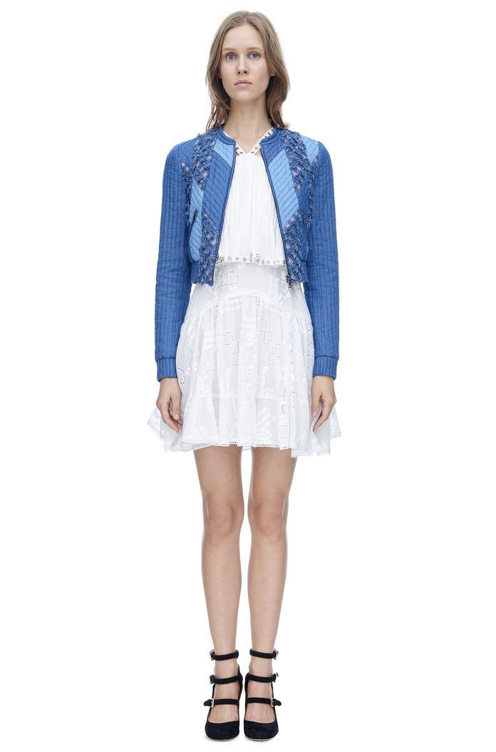 Rebecca Taylor Rebecca Taylor Patch Chambray Jacket Xs Chambray