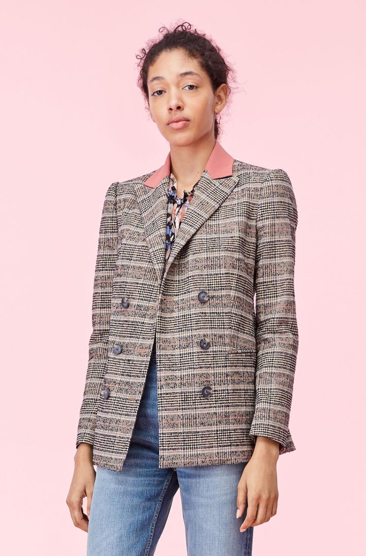 Rebecca Taylor Rebecca Taylor Boucle Plaid Blazer