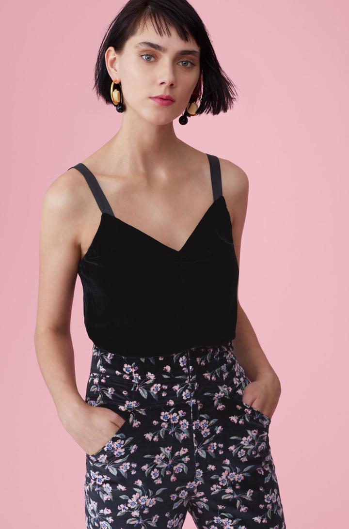 Rebecca Taylor Velvet Camisole