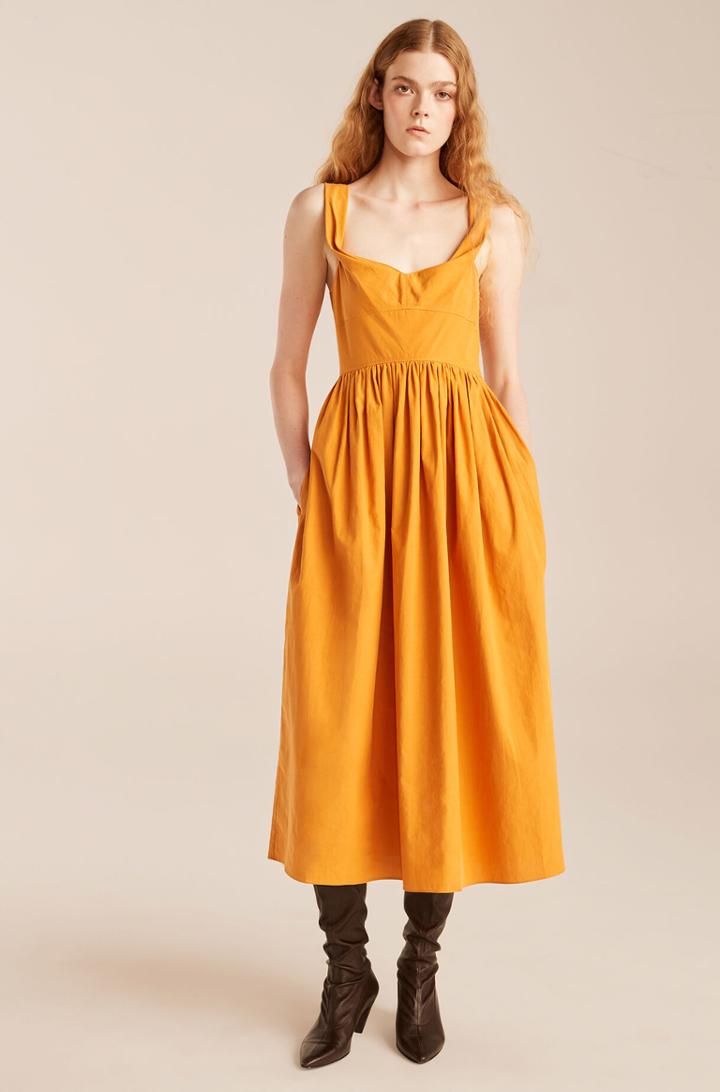 Rebecca Taylor Rebecca Taylor Slub Sateen Dress