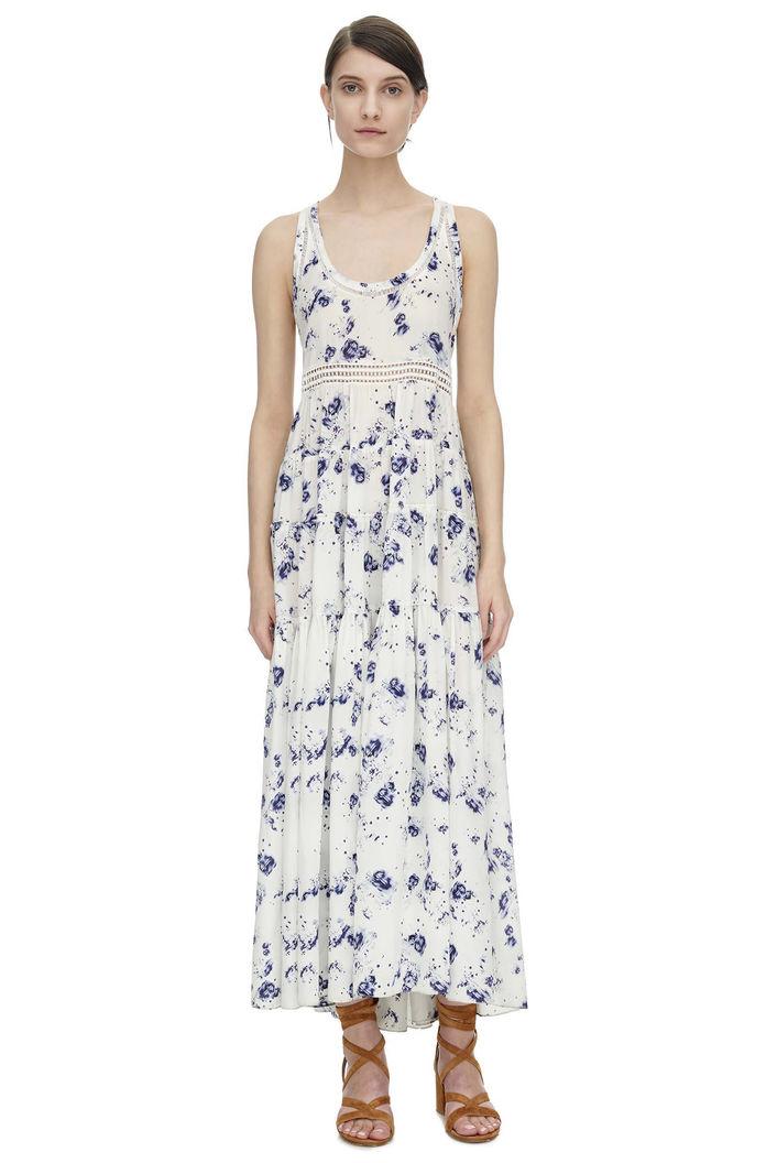 Rebecca Taylor Rebecca Taylor Sleeveless Meteor Maxi Dress 0 Indigo/sea Salt