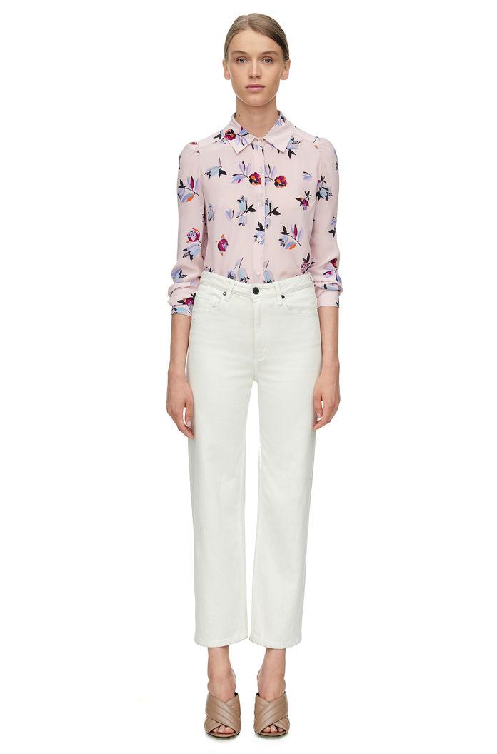 Rebecca Taylor Rebecca Taylor Long Sleeve Bellflower Print Top 0 Blush Combo