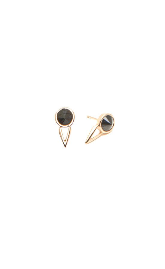 Rebecca Taylor Rebecca Taylor Collette Ishiyama Black Spinel Maru Studs