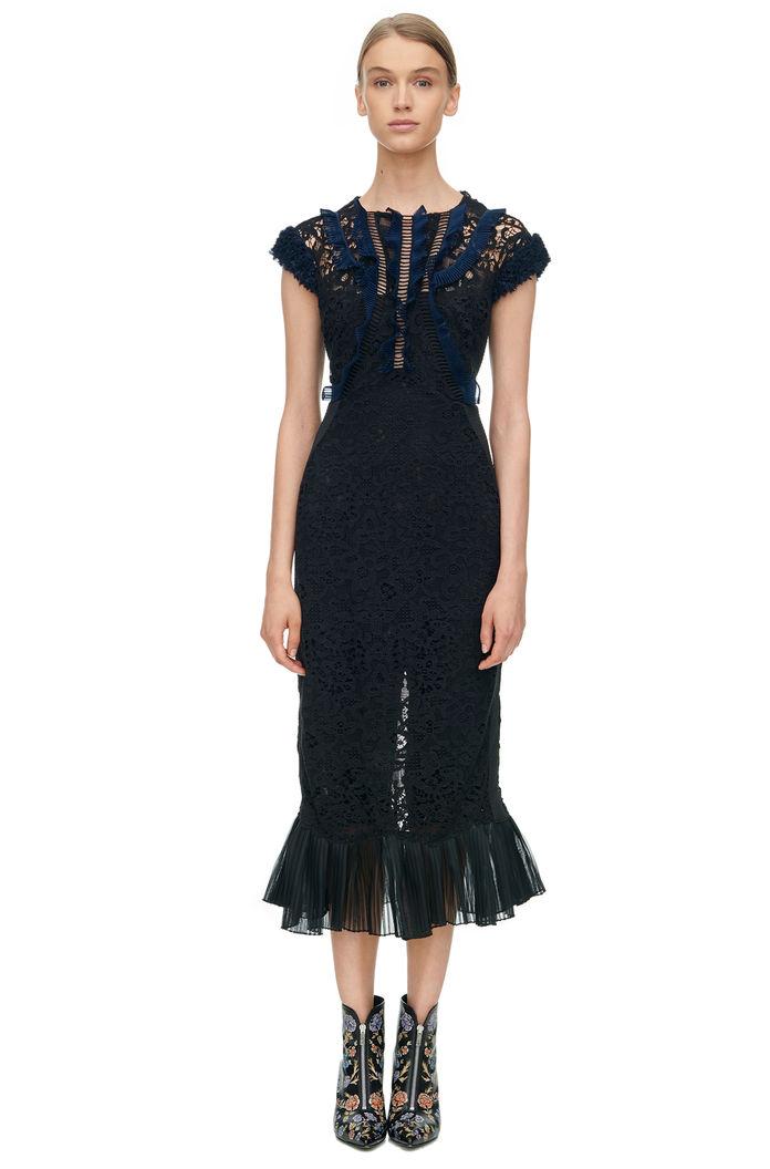 Rebecca Taylor Rebecca Taylor Vien Lace Dress 0 Black/navy