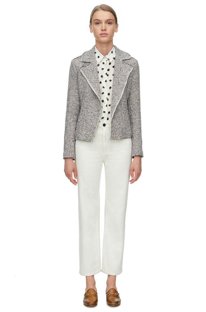 Rebecca Taylor Rebecca Taylor Structured Stretch Tweed Jacket 6 Nude Combo