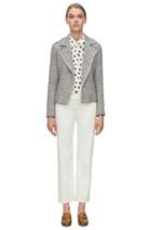 Rebecca Taylor Rebecca Taylor Structured Stretch Tweed Jacket 6 Nude Combo