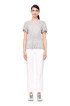 Rebecca Taylor Ruched Jersey Tee