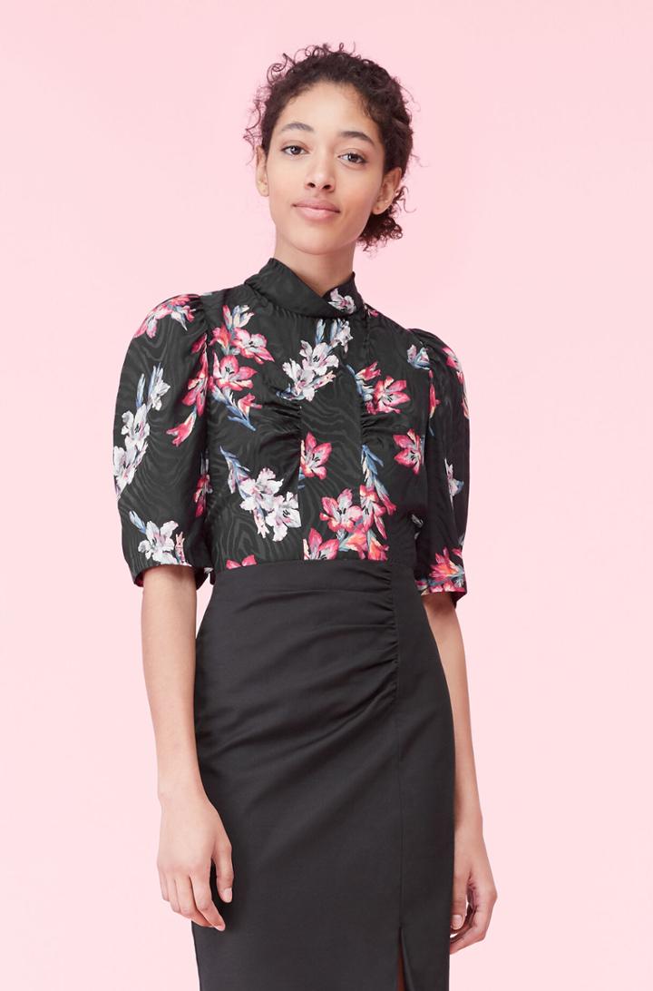 Rebecca Taylor Rebecca Taylor Noha Floral Jacquard Top