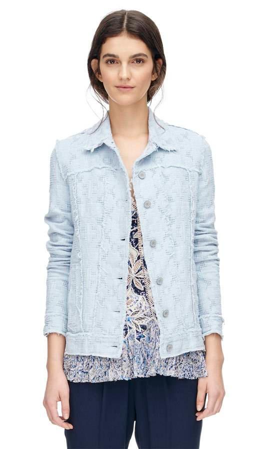 Rebecca Taylor Rebecca Taylor Waffle Floral Jacket