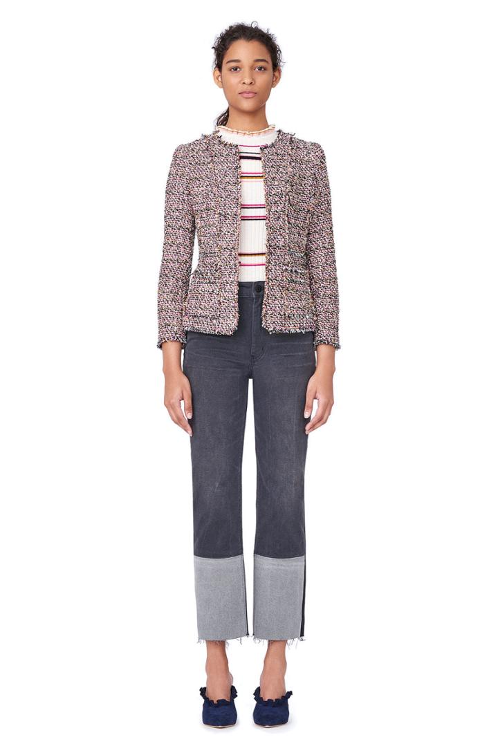 Rebecca Taylor Multi Tweed Jacket