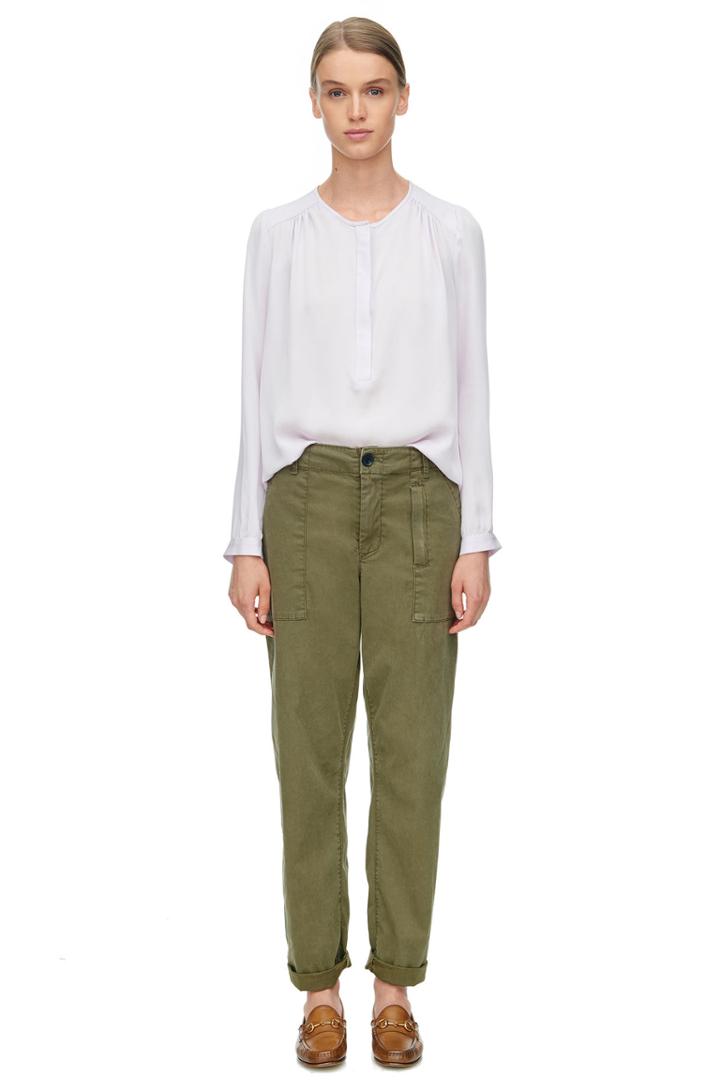 Rebecca Taylor Rebecca Taylor Long Sleeve Georgette Top 2 Violet Haze