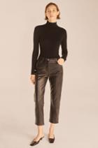 Rebecca Taylor Rebecca Taylor Cropped Leather Pant