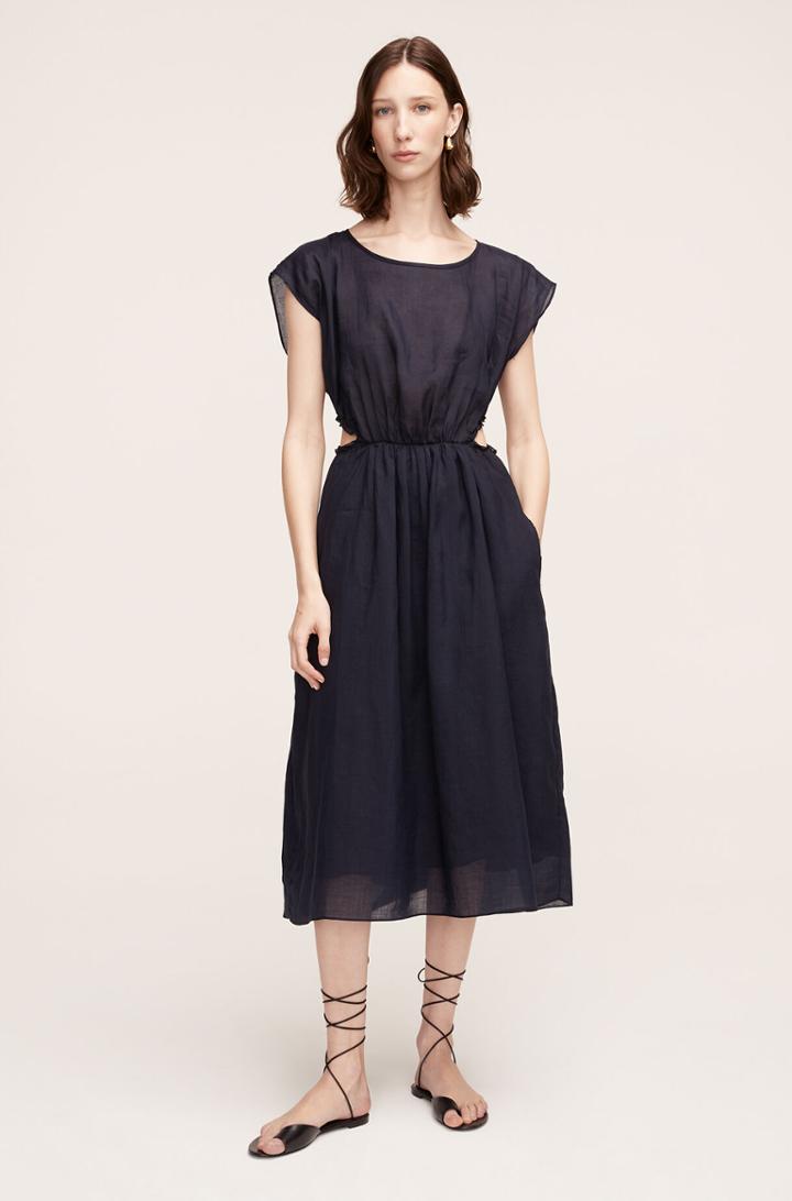 Rebecca Taylor Rebecca Taylor Ramie Sleeveless Cutout Dress