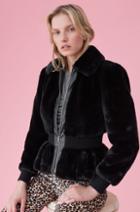 Rebecca Taylor Faux Fur Jacket