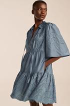 Rebecca Taylor Rebecca Taylor Flutter-sleeve Eyelet Dress