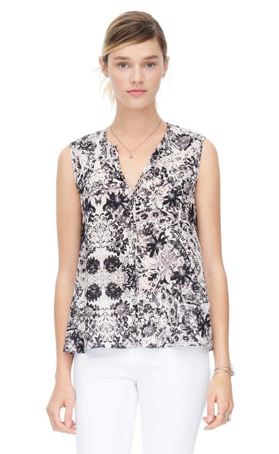 Rebecca Taylor Rebecca Taylor Kiku Print Top