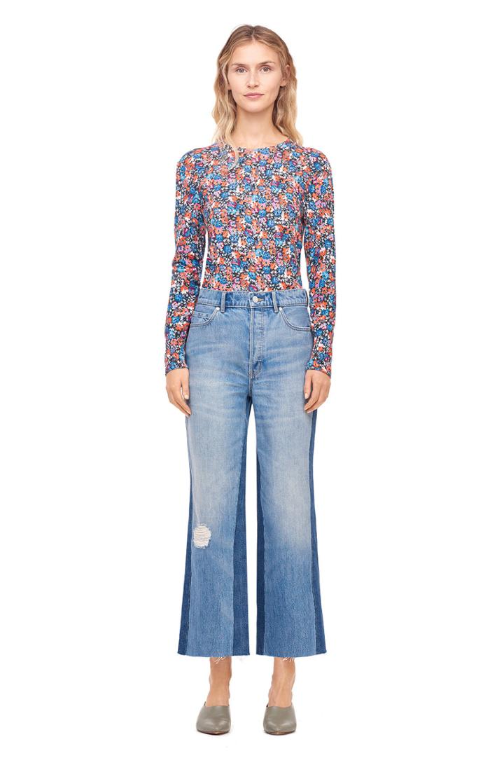 Rebecca Taylor Cosmic Fleur Print Pullover