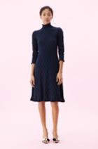 Rebecca Taylor La Vie Diamond Pointelle Sweater Dress