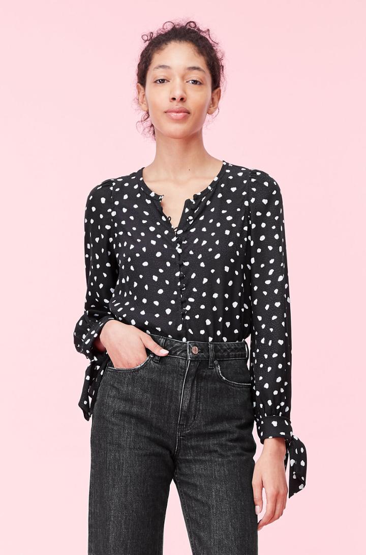 Rebecca Taylor Rebecca Taylor Nova Dot Jacquard Top