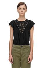 Rebecca Taylor Rebecca Taylor Sleeveless Geo Embroidered Top