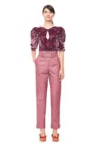 Rebecca Taylor Belted Leather Pant