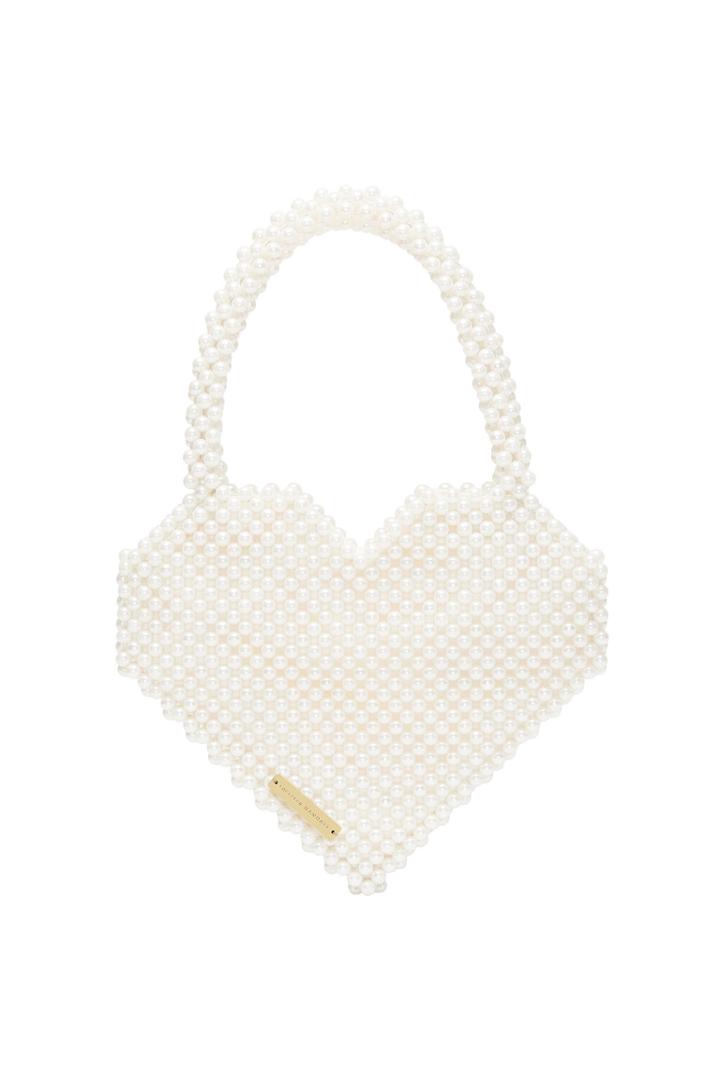 Rebecca Taylor Loeffler Randall Maria Beaded Heart Tote