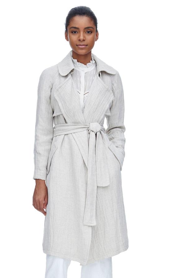 Rebecca Taylor Rebecca Taylor Gauze Trench Coat