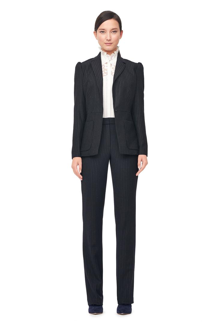 Rebecca Taylor Pinstripe Suiting Blazer